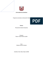 Ensayo Epistemologia - Pensmaiento Andino-Amazonico