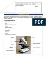 Manejo Microscopio Óptico PDF