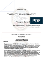 Presentación Unidad 7. Contratos Administrativos. Principios Generales.