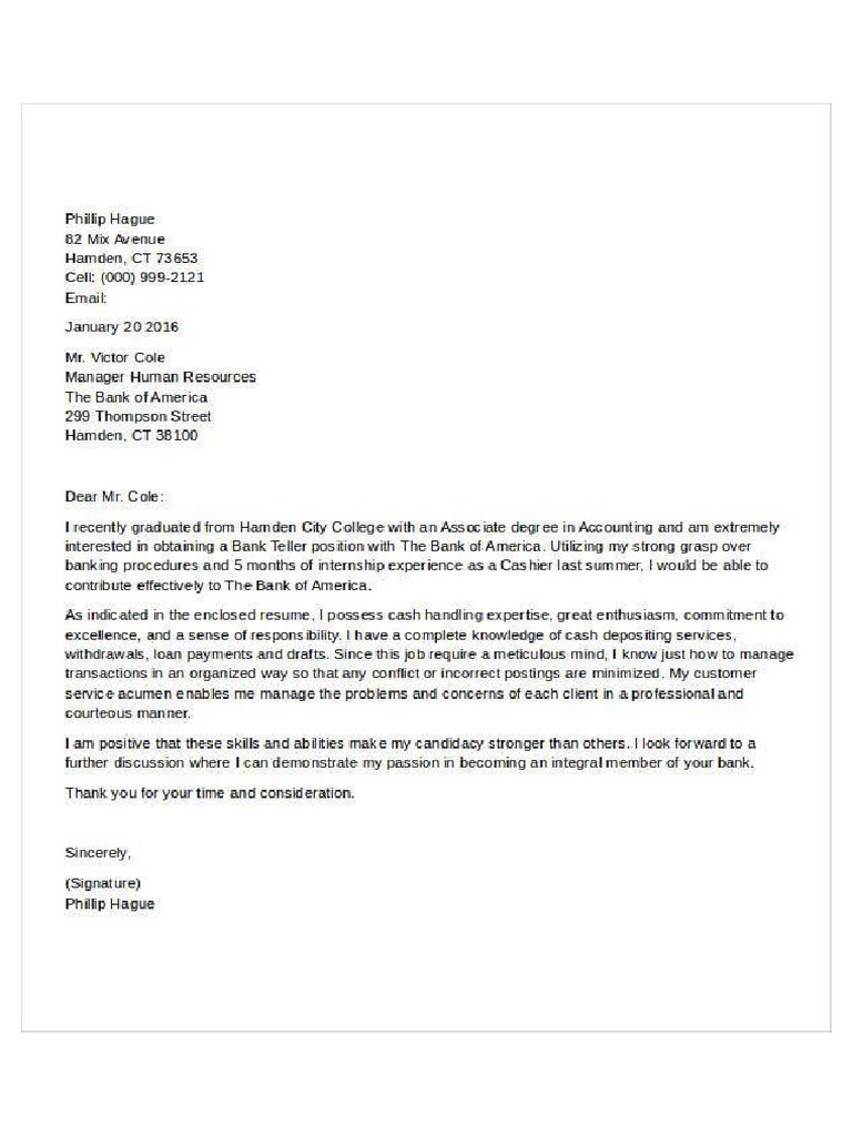 Application Letter | PDF