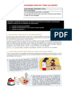 Ficha Una Vida Saludablepara Mi y para Los Demas de Primero PDF