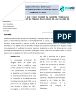 Articulo Individual. Deontologia Juridica