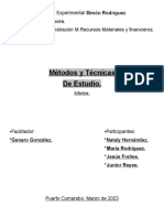 Metodos y Técnicas de Estudio