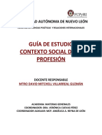 Guias de Estudio CONTEXTO SOCIAL DE LA PROFESION