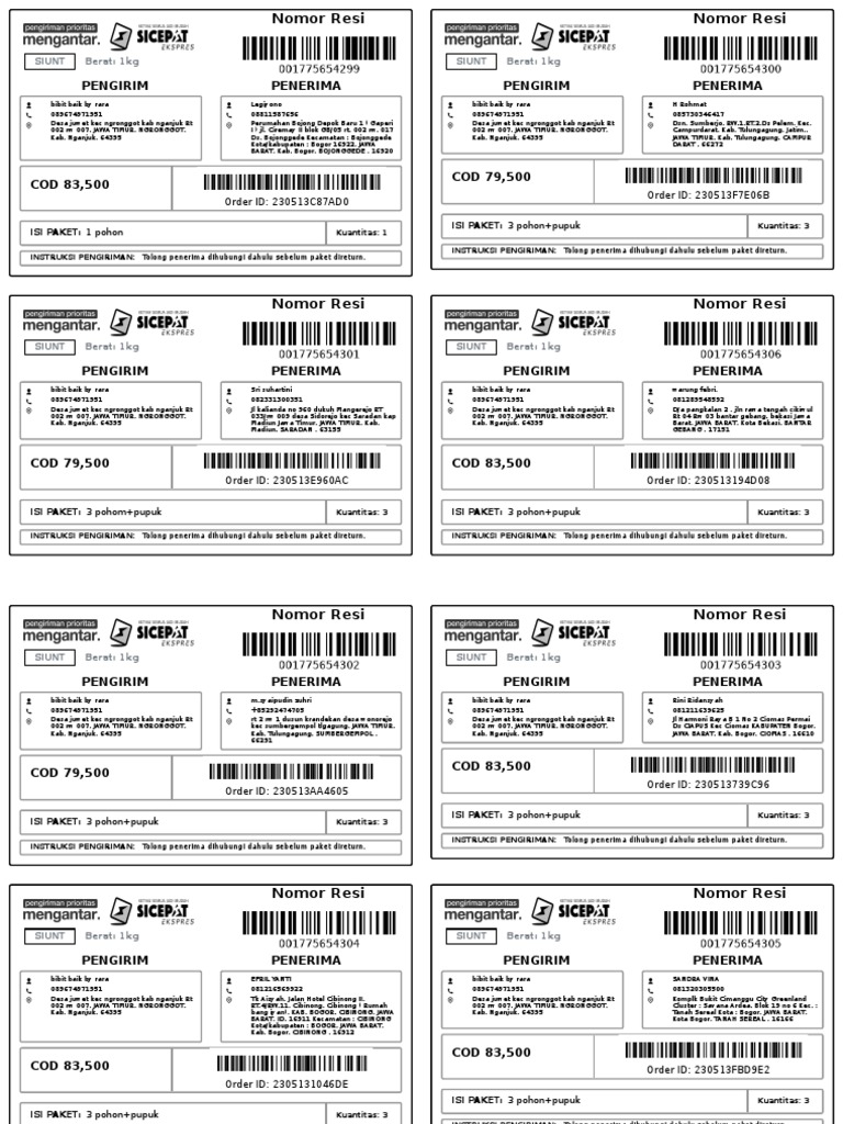 23051311172CDA ORDERS 1 To 8 PDF | PDF