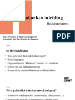 DB H1 - Inleiding - Databanken Gekaderd