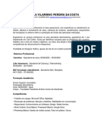 Curriculo Isabella Vilarinho PDF