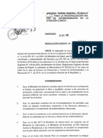 RES. EXENTA N°1146 Aprueba Norma Gral. Técnica N°0210 para La Racionalización Del Uso de Antimicrobianos en La Atención Clínica - v2