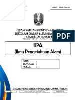 Master Soal Ipa SDLB B (Rungu) Tanpa Jawaban 2023 PDF