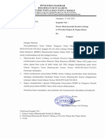 Surat Pemberitahuan Pelaksanaan Penyerahan BDBS 2022