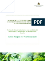 Etude D - Impact Sur L - Environnement