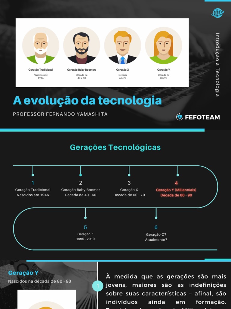Características E Perfis Das Gerações Tecnológicas Pdf Millennials
