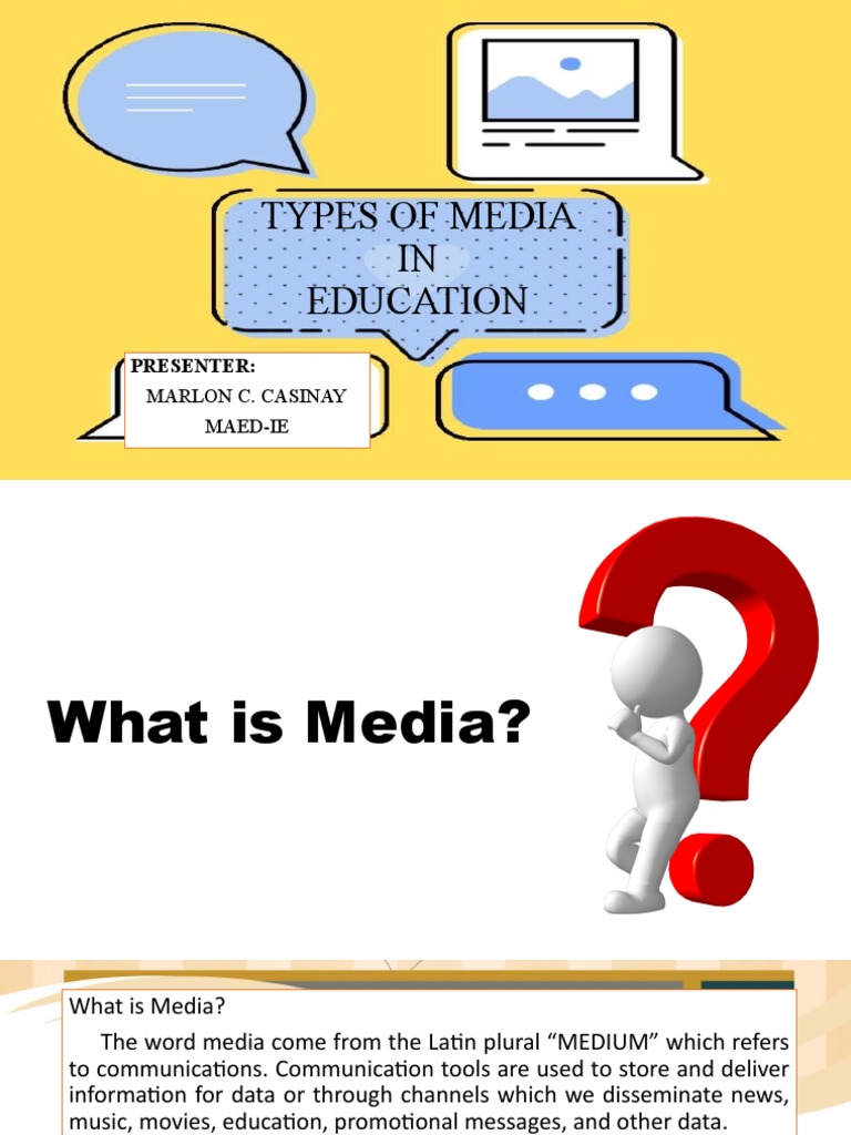 Types of Media PDF