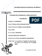 Actividad de Aprendizaje 2 - Unidad 3 - Conta I - Martin Lorenzo Morales - 423027244