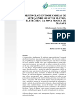 Desenvolvimento de Cadeias de Suprimento No Setor Eletro-Eletrônico Da Zona Franca de Manaus