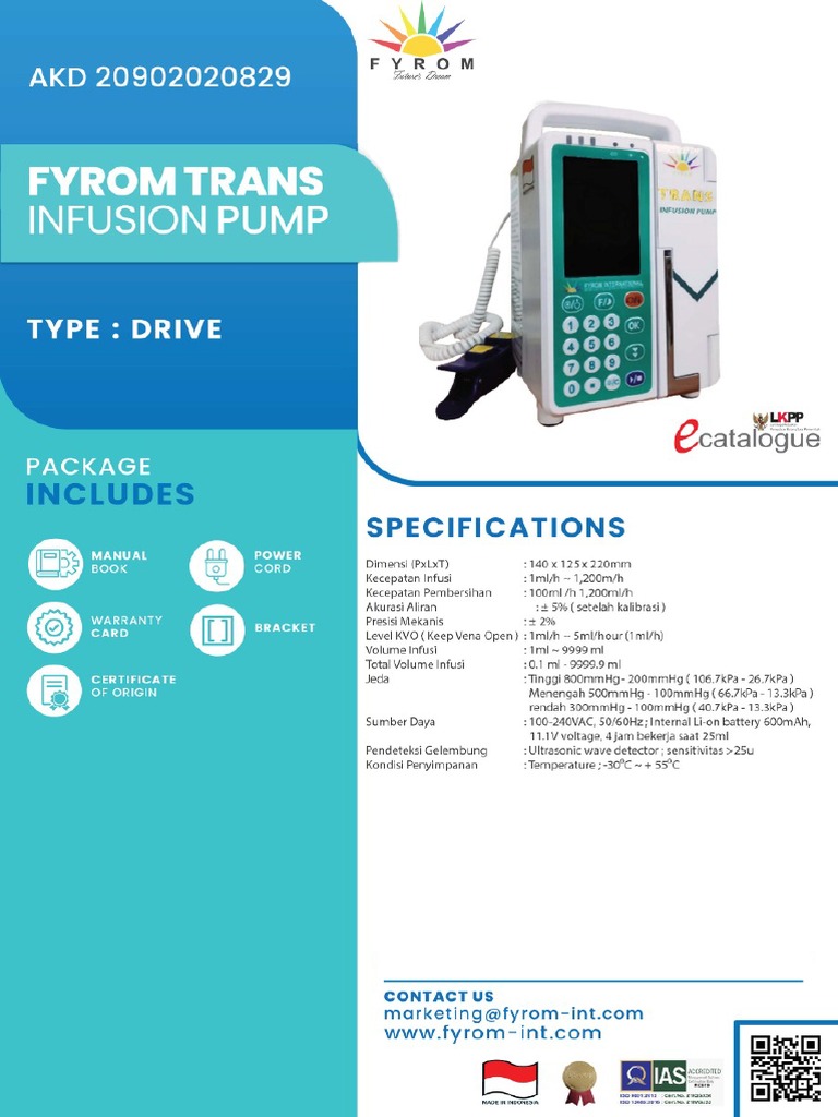 Trans Infusion Pump PDF
