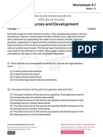 (Worksheet 6.1) - (Resources and Development) PDF