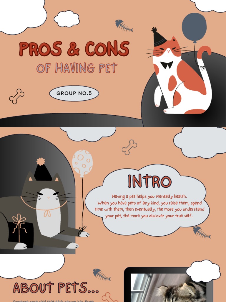 Pros and Cons of Having Pets PDF PDF