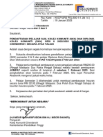 Surat Pendaftaran Pelajar Senior Sesi II 20222023