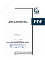 2000-002-001manual de Organización de La Dirección de Prestaciones Médicas 21122022 PDF