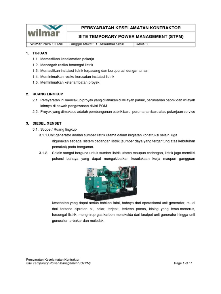 02B. Site Temporary Power Management (STPM) - Rev 00 | PDF