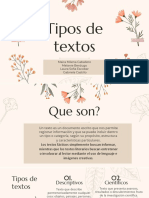 Tipos de Textos