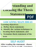 Thesis Statement - 2.0
