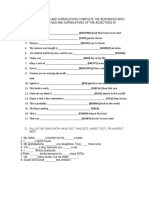 Ejercicios Ingles I PDF