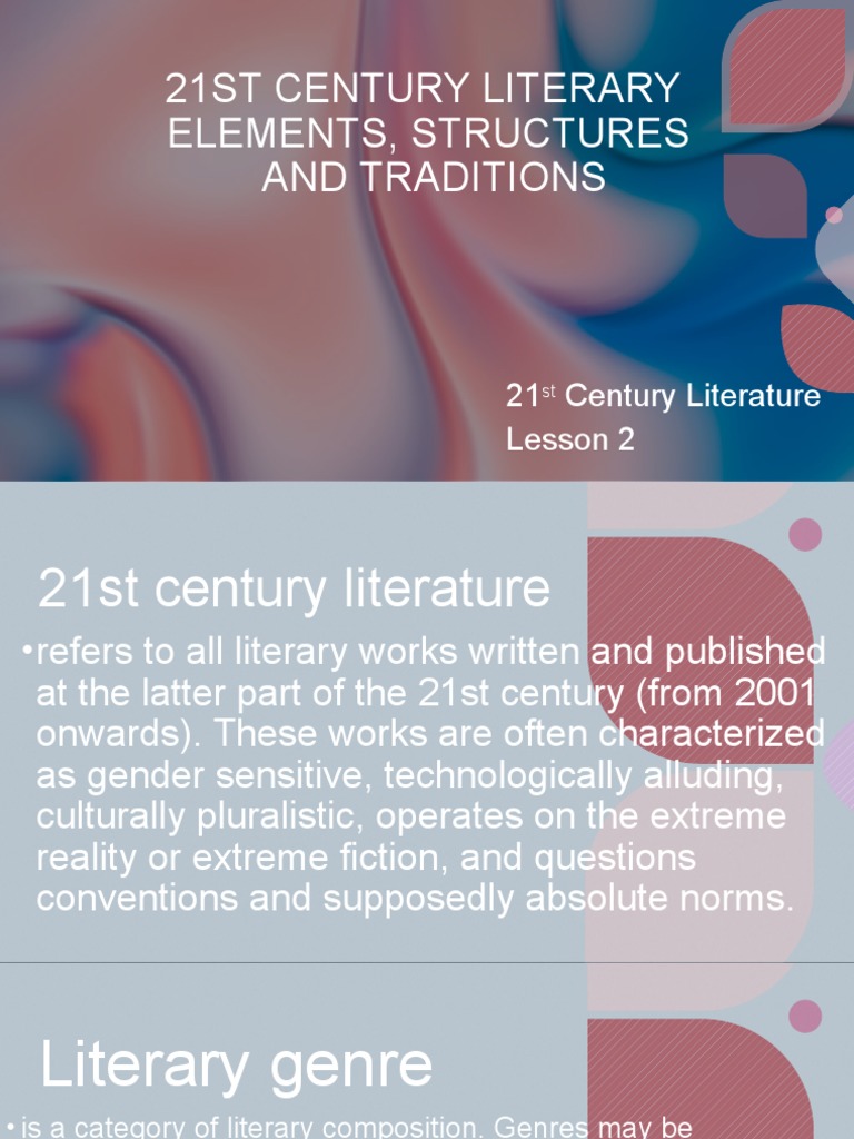 21ST Century Literary PDF Genre