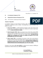 Avis Du Coordonnateur Technique Sur Les 3 Dossiers Des Gonaives Novembre 2021