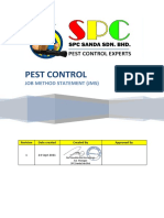 Job Method Statement (JMS) - Pest Control Offshore
