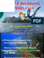 Latar Belakang Penelitian