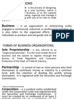 Forms of Bus Org