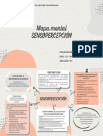 Mapa Mental - La Sensopercepción PDF