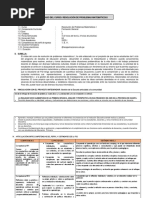 Silabo Resolucion de Problemas Matematicos I