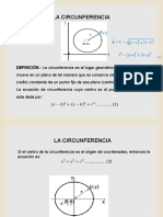 Ecuación Circunferencia