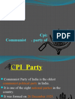 Cpi: - Communist - Party of - India