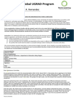 Recommendation Form 2 Fillable PDF