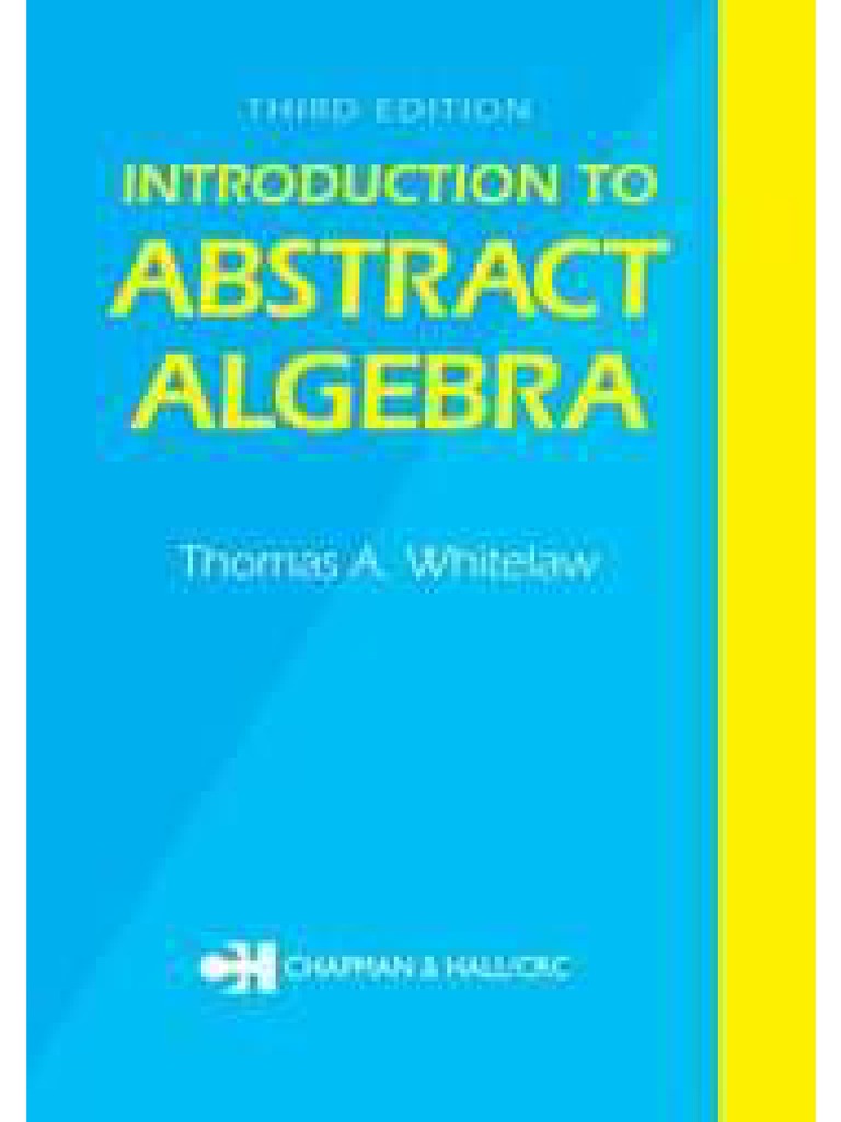 Introduction To Abstract Algebra PDF