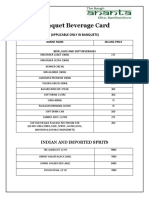 Beverage List 2022-23