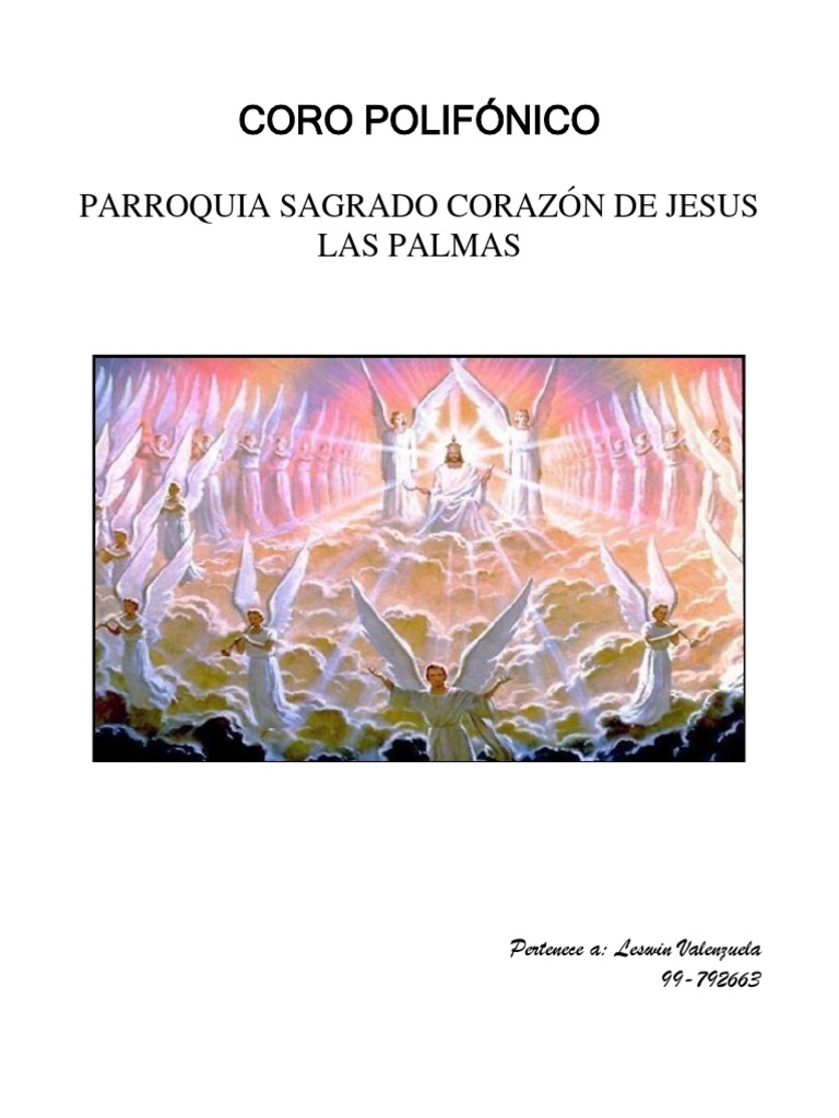 Cantos Coro Pdf Cristo Título Amor