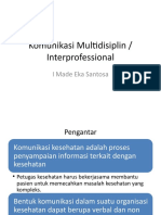 Komunikasi Multidisiplin Interprofessional