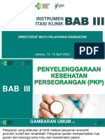 10 Standar Akreditasi Klinik Bab III PDF