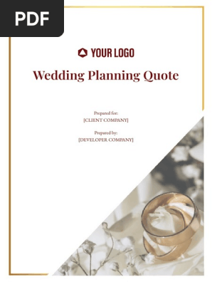 Wedding Planning Quote