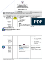 Weekly Learning Plan for SHS in San Nicolas III