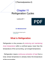 Lecture 1 Capter 11 (Refrigeration Cycle)