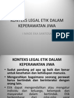 Konteks Legal Etik Dalam Keperawatan Jiwa PDF