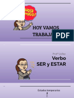 Verbo Ser y Estar