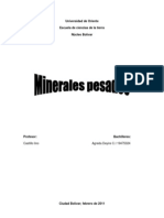 Minerales Pesados