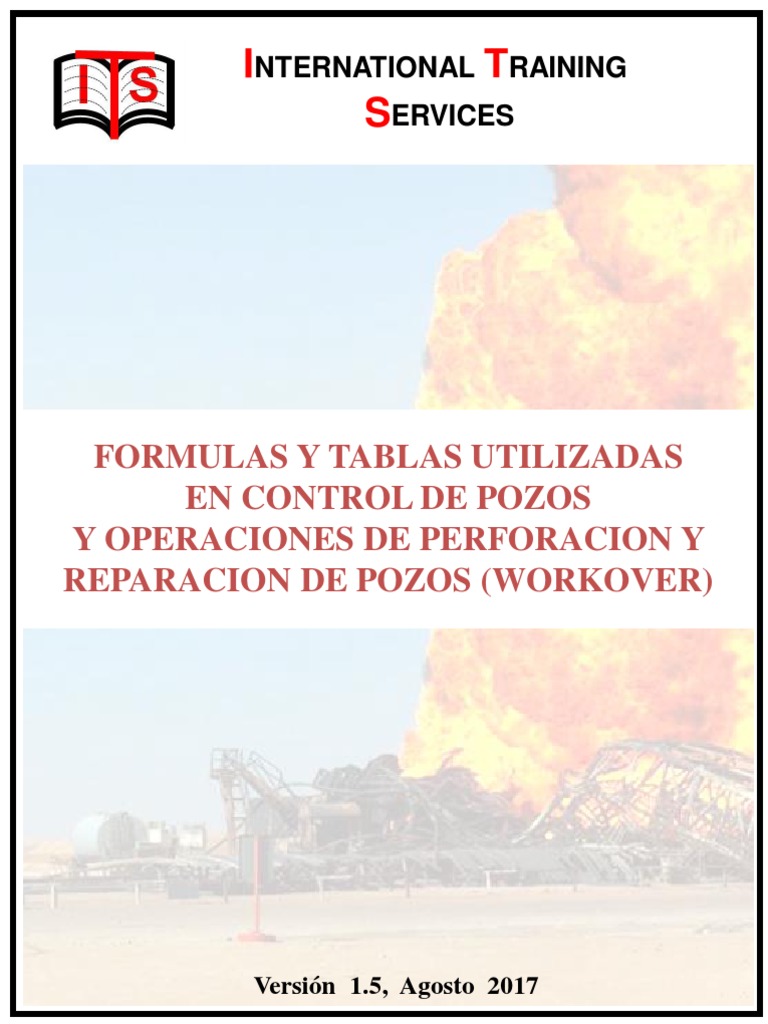 Formulas y Tablas Control de Pozo - Driller & Supervisor Agosto, 2017 | PDF